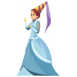 Sticker clairon moyen age