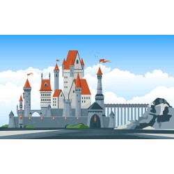 Sticker chateau terreur