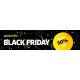 Sticker Black Friday banderole noir