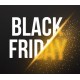 Sticker Black Friday noeud rouge