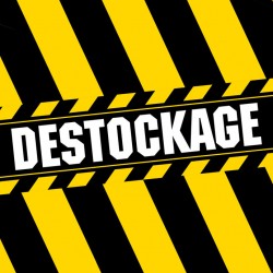 Sticker destockage bandeau