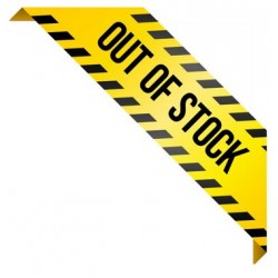 Sticker destockage jaune