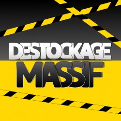 Sticker destockage massif
