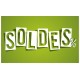 Sticker soldes rose violet