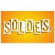 Sticker soldes rose vert