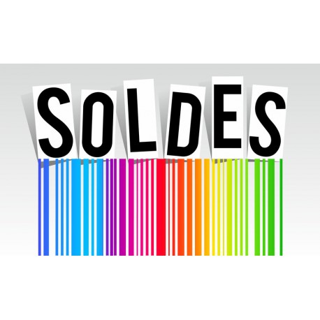 Stickers soldes jaune