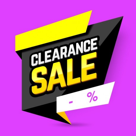 Stickers soldes pourcentage