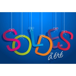 Stickers soldes rouge