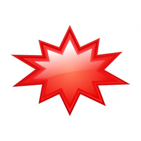 Sticker promo jaune (a personnaliser)