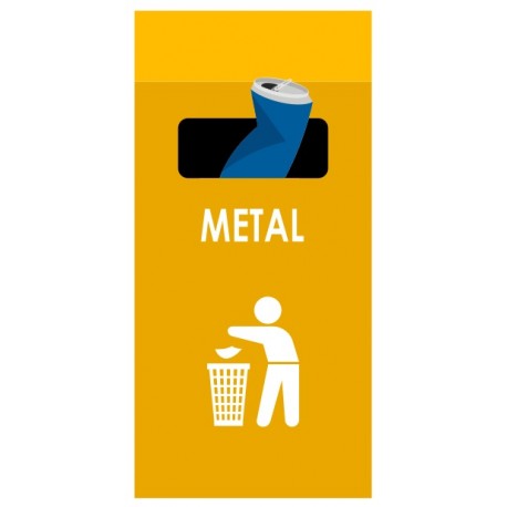 Adhesif poubelle plastique