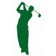 Sticker mural Golf
