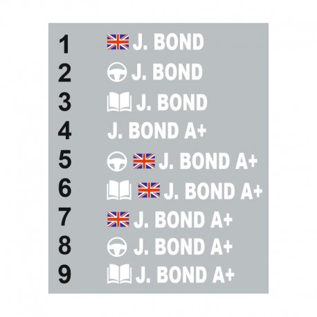 Sticker Pilote copilote Portugal