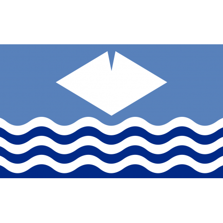 Sticker drapeau ile de wight
