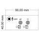 ETIQUETTE SCHEMA CONNECTIQUE DUO PH RX ECO