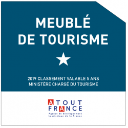 Sticker Meublé de tourisme 1 étoile