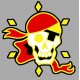 Sticker cocarde mort