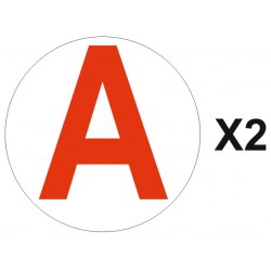 Autocollant Jeune Conducteur X2