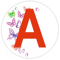 Autocollant A papillons