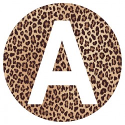 Autocollant A leopard