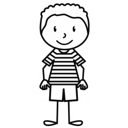 Sticker enfant fille