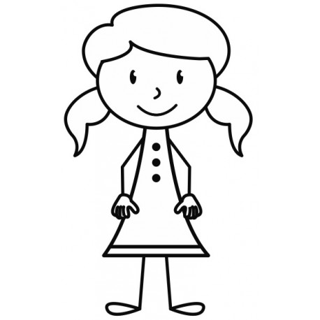 Sticker fille ado