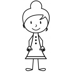 Sticker fille ado 2