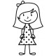 Sticker petite fille 2