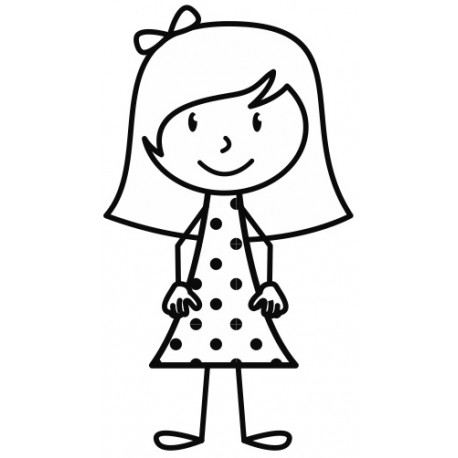 Sticker petite fille 2