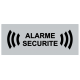 Sticker alarme sous video surveillance