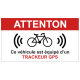 Sticker GPS geolocalisation vehicule
