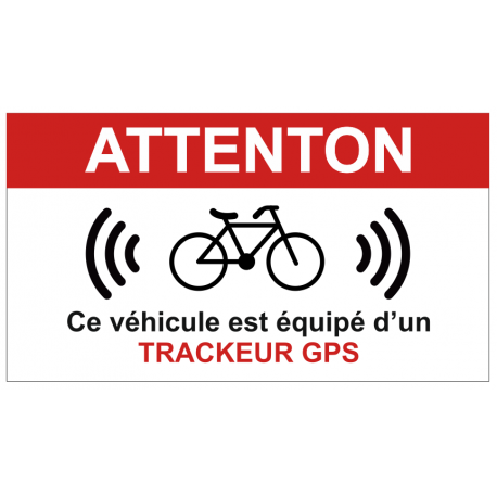 Sticker GPS geolocalisation vehicule