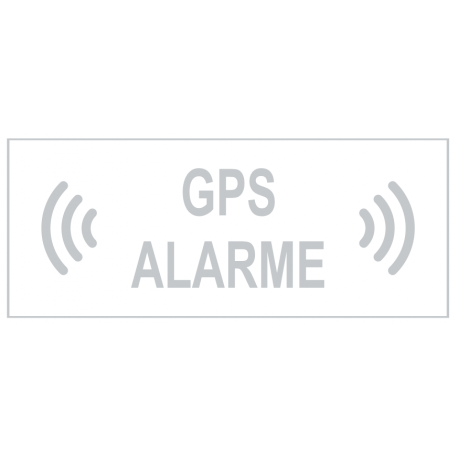Autocollant alarme vehicule