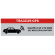 Autocollant vehicule avec alarme