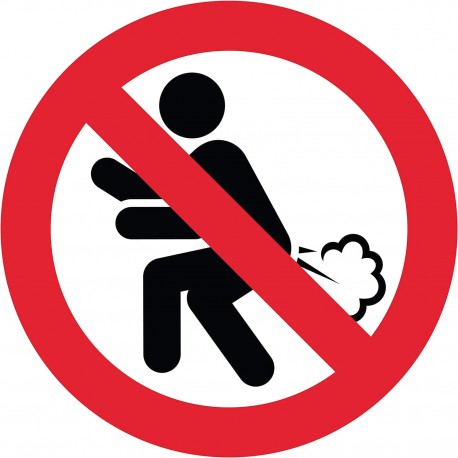 Sticker interdiction de peter