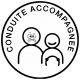 Autocollant Conduite accompagnée femme