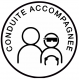 Autocollant Conduite accompagnée Tire langue