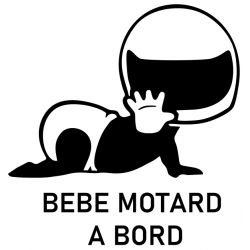 Sticker Motarde à Bord
