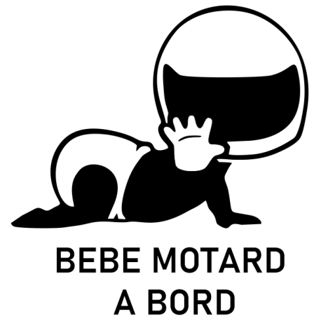 Sticker Motarde à Bord
