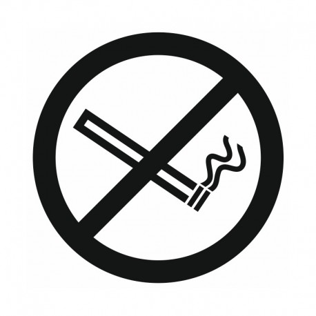 Autocollant ne pas fumer (design)