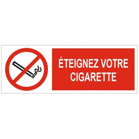 Affiche espace non fumeur