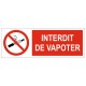 Pictogramme seul interdit de fumer