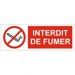Panneau interdit de vapoter