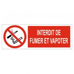 Panneau interdit de fumer