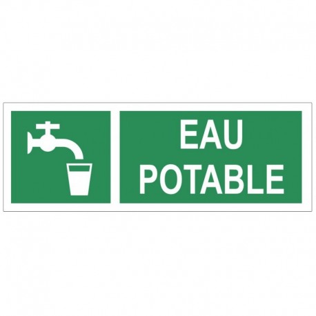 Panneau eau non potable