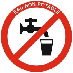 Panneau interdit de manger picto