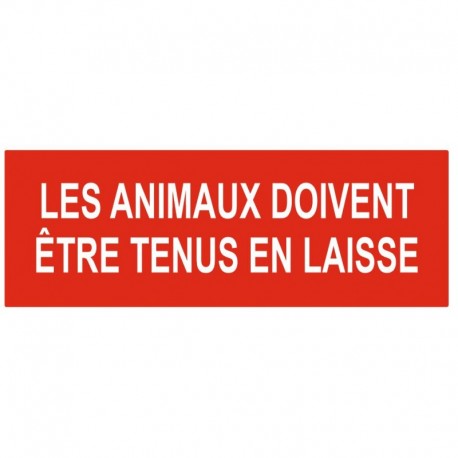 Autocollant animaux interdits