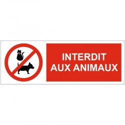 Autocollant ne pas nourrir les animaux