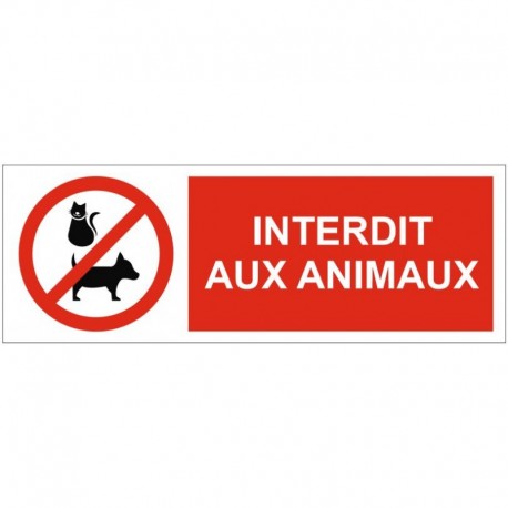 Autocollant ne pas nourrir les animaux