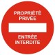 Panneau chemin privé