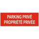 Autocollant chemin privé pictogramme